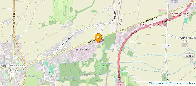 localisation de l'entreprise C'DIVIN  SAINT-SYMPHORIEN-D'OZON