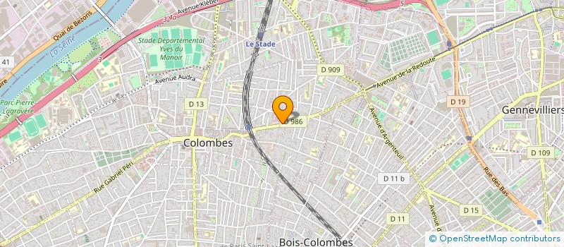 localisation de l'entreprise C DRIVER à COLOMBES