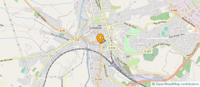 localisation de l'entreprise C DU BIO  LISIEUX