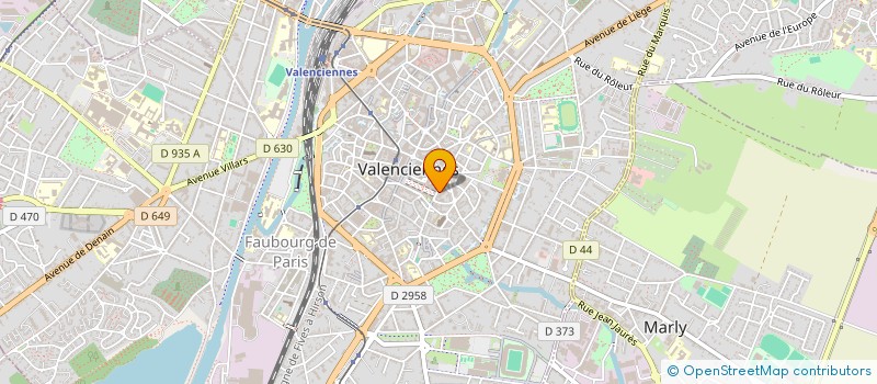 localisation de l'entreprise C DU COURTAGE à VALENCIENNES
