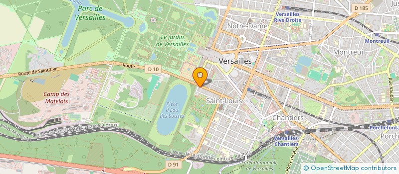 localisation de l'entreprise C DU JOLY à VERSAILLES