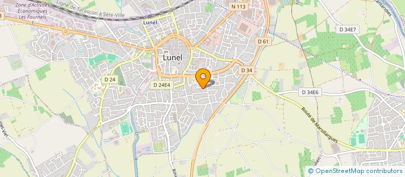 localisation de l'entreprise C'DU NET ET COMPAGNIE  LUNEL