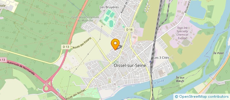 localisation de l'entreprise C DUCHEMIN-ELECTRICITE à OISSEL