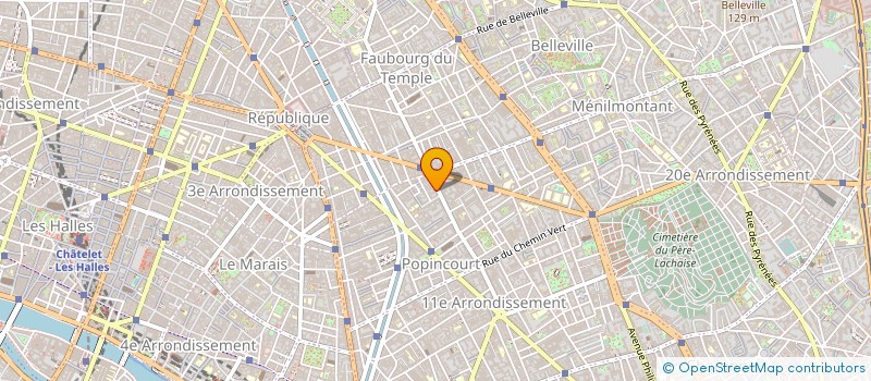 localisation de l'entreprise C.DUPONT à PARIS