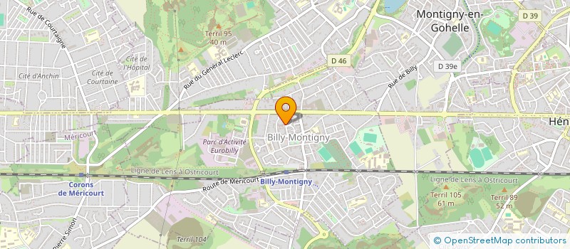 localisation de l'entreprise C.DUPONT BATIMENT à BILLY-MONTIGNY