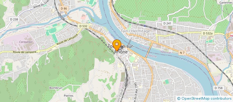 localisation de l'entreprise C'DURABLE ET VERT à TOURNON-SUR-RHONE