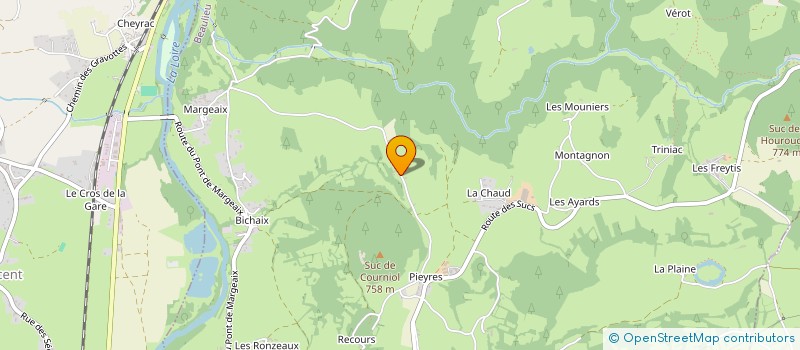 localisation de l'entreprise C.DURANTON  BEAULIEU