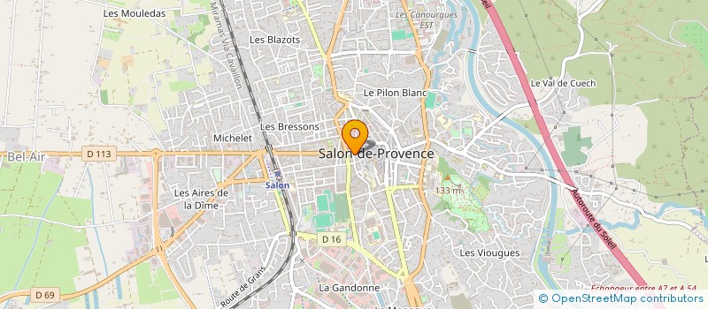 localisation de l'entreprise C.E. à SALON-DE-PROVENCE