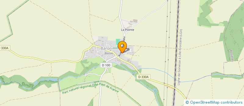 localisation de l'entreprise C E A A  BARON