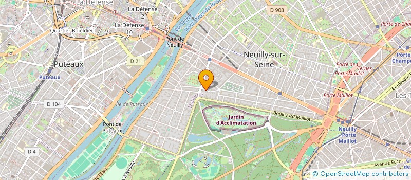 localisation de l'entreprise C E A M M à NEUILLY-SUR-SEINE