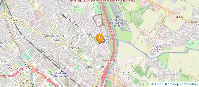 localisation de l'entreprise C.E.ALCATEL RESEAUX D'ENTREPRISE à TOULOUSE