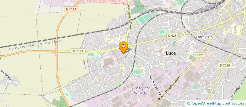 localisation de l'entreprise C.E ASSEDIC EURE ET LOIR à LUCE
