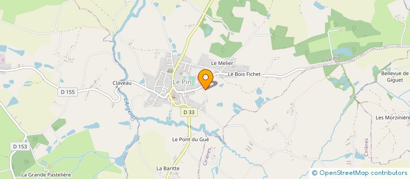 localisation de l'entreprise C.E.B. à LE PIN