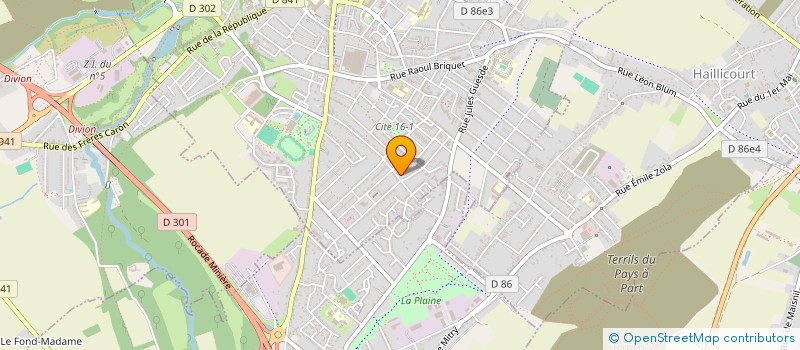 localisation de l'entreprise C.E.B. à BRUAY-LA-BUISSIERE