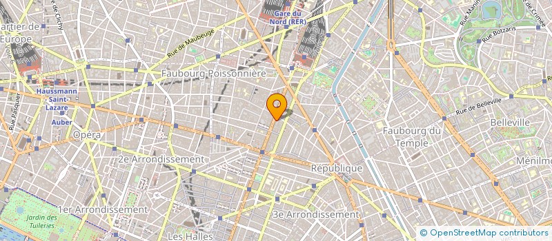 localisation de l'entreprise C.E.B. COUTUMES ETANCHEITE BARDAGE à PARIS