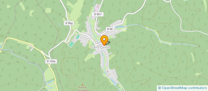 localisation de l'entreprise C.E.B.E.  SAINT-QUIRIN