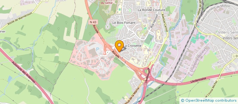 localisation de l'entreprise C E B ETANCHEITE à CHARLEVILLE-MEZIERES