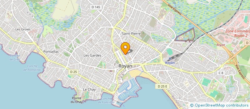 localisation de l'entreprise C.E.B.O.R  SAINT-SULPICE-DE-ROYAN