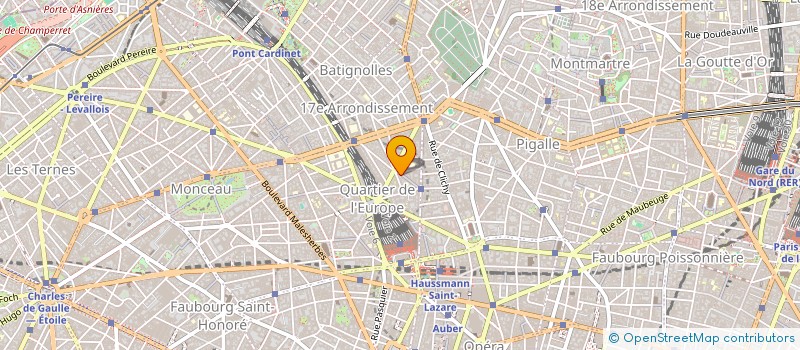 localisation de l'entreprise C.E.B.R. à PARIS