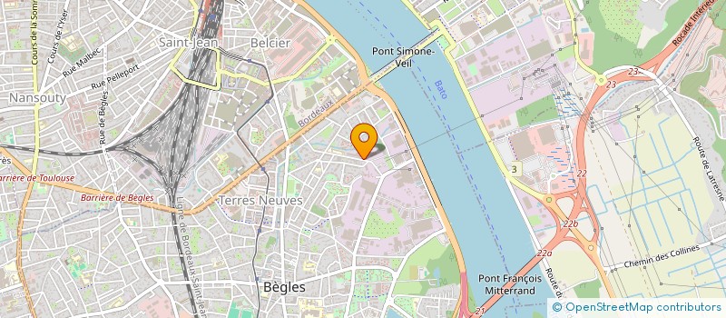 localisation de l'entreprise C.E.BAT à BEGLES