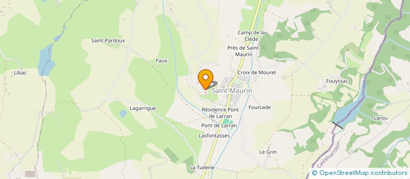 localisation de l'entreprise C.E.BIO à SAINT JEAN DE THURAC