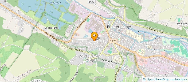 localisation de l'entreprise C.E.C  PONT-AUDEMER