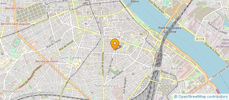 localisation de l'entreprise C.E.C à BORDEAUX