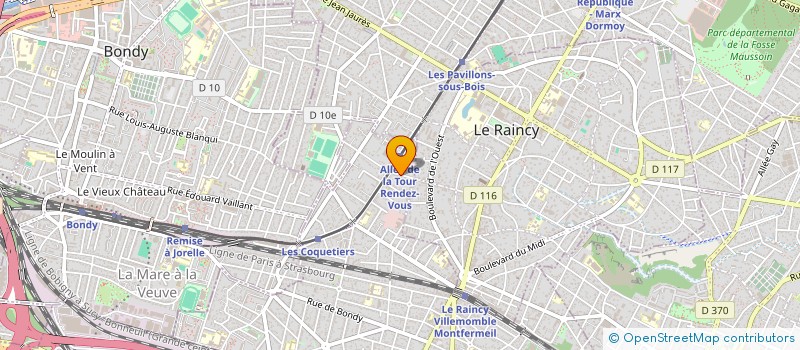 localisation de l'entreprise C.E.C 93  VILLEMOMBLE