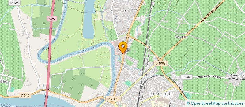 localisation de l'entreprise C.E.C.A. à LIBOURNE