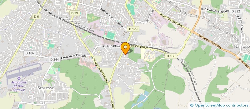 localisation de l'entreprise C.E.C.A.B.  ANGOUME