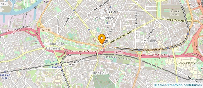 localisation de l'entreprise C.E.C.A.M. à LILLE
