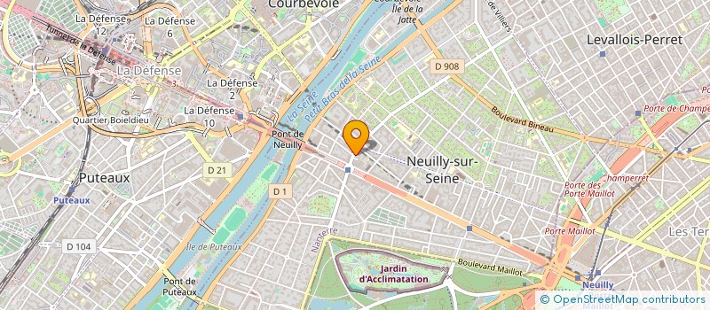 localisation de l'entreprise C E C E F C à NEUILLY-SUR-SEINE