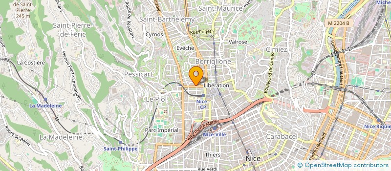 localisation de l'entreprise C.E.C IMMO  NICE