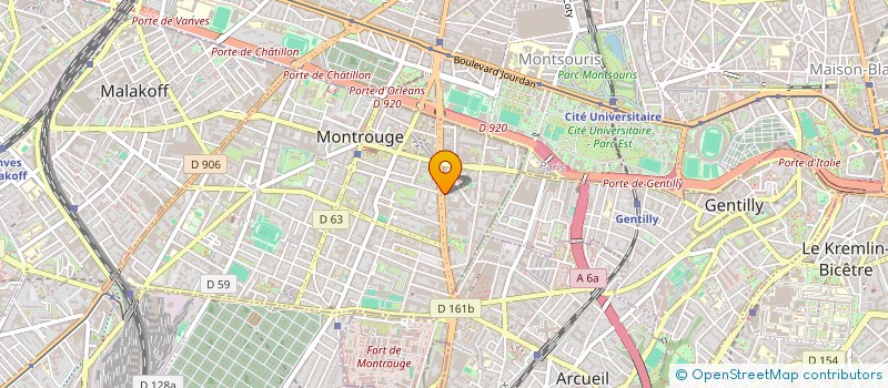 localisation de l'entreprise C E C S à MONTROUGE