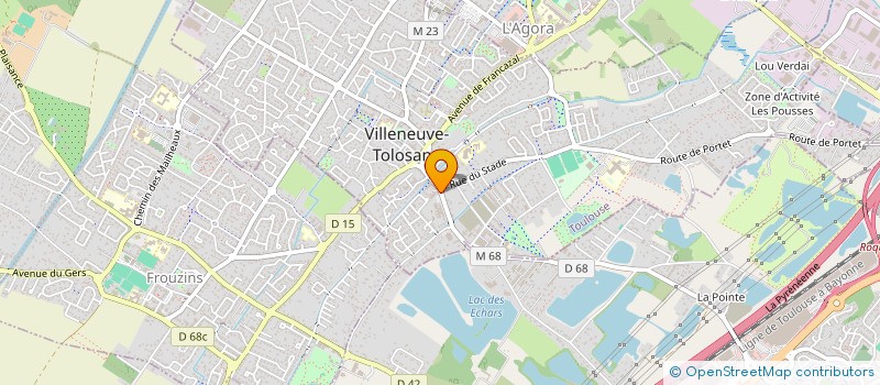 localisation de l'entreprise C E CENTRE A.BOUSQUAROL R.BET à VILLENEUVE-TOLOSANE