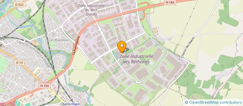 localisation de l'entreprise C E CONSTRUCTIONS à SAINT-OUEN-L'AUMONE