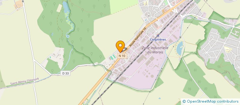 localisation de l'entreprise C.E.D.ALNA à COIGNIERES