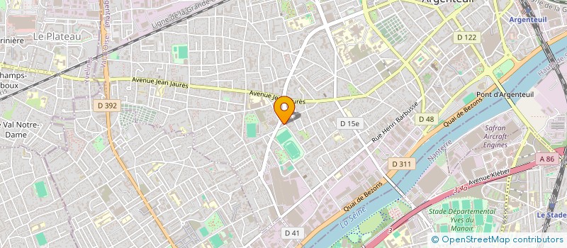localisation de l'entreprise C E DE C E P E à ARGENTEUIL