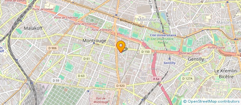 localisation de l'entreprise C E DIR GRD PUBLIC MERCURE III à MONTROUGE