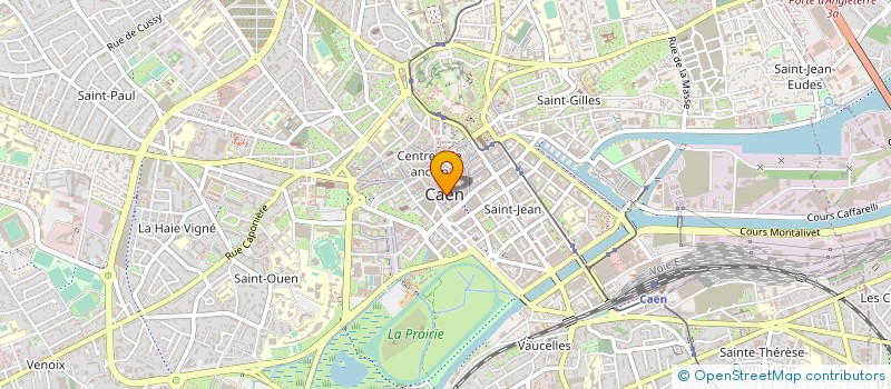 localisation de l'entreprise C E DU CREDIT LYONNAIS DE CAEN à CAEN