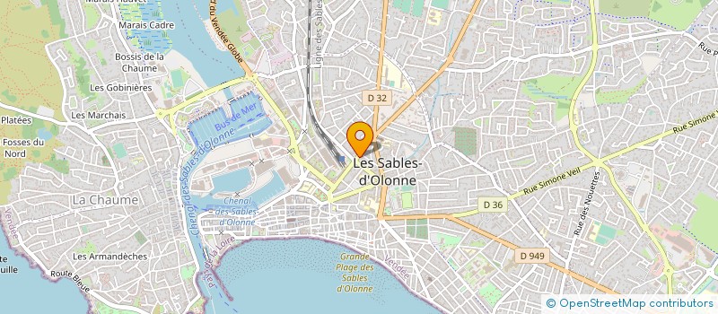 localisation de l'entreprise C.E.E. à BREM-SUR-MER