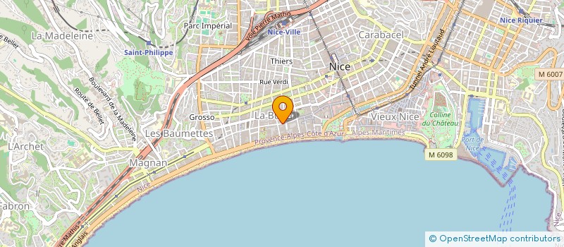 localisation de l'entreprise C E E P A M  NICE