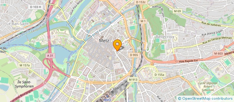 localisation de l'entreprise C.E.F. à METZ