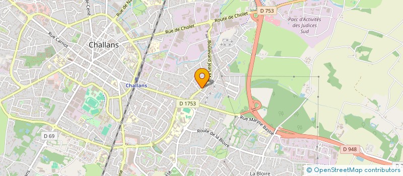 localisation de l'entreprise C E F I à CHALLANS