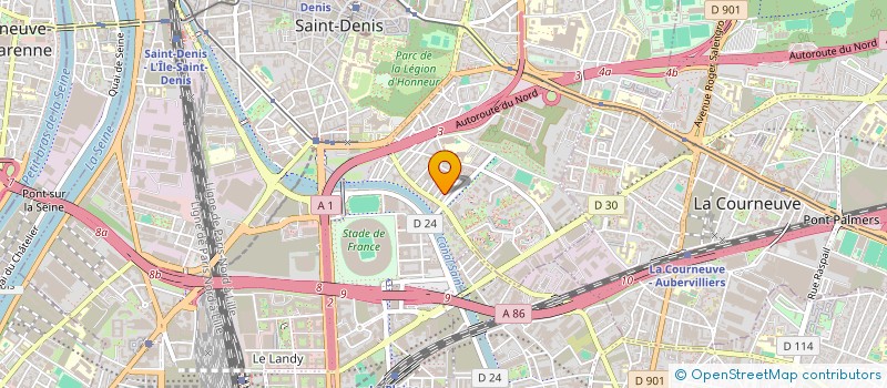 localisation de l'entreprise C E F P C à SAINT-DENIS