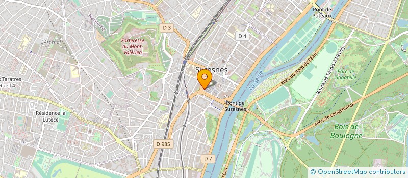 localisation de l'entreprise C.E.G à SURESNES