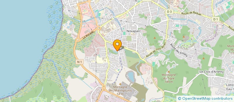 localisation de l'entreprise C E G  CAYENNE