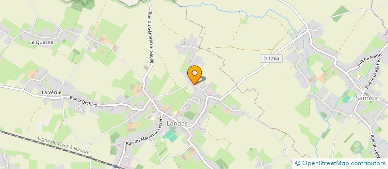 localisation de l'entreprise C.E.I  LANDAS