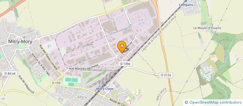 localisation de l'entreprise C.E.I  MITRY-MORY