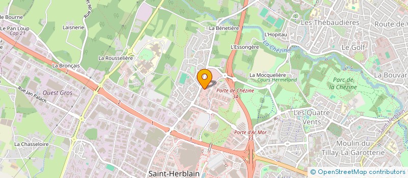 localisation de l'entreprise C.E.I.  SAINT-HERBLAIN